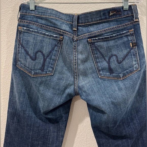 Citizens of Humanity Kelly #063 Low Waist Cropped Denim Blue Jeans Size 30 - Picture 7 of 15